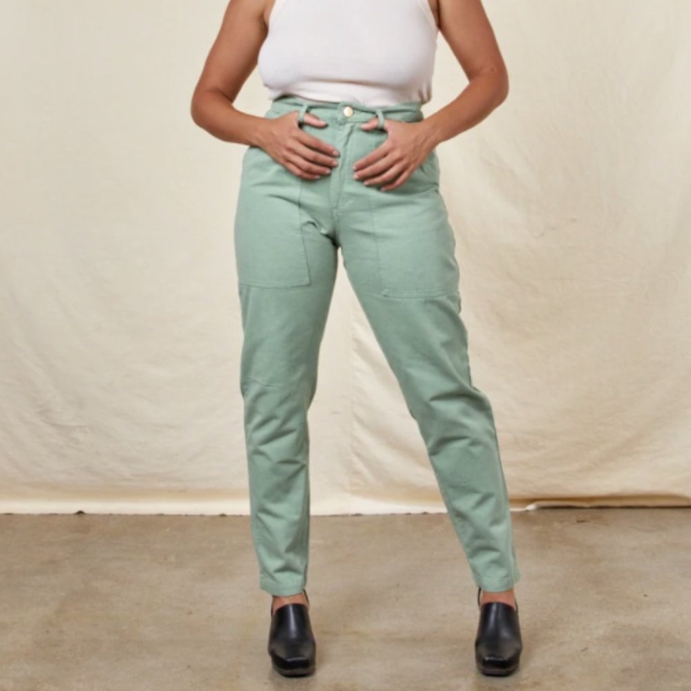 Big Bud Press PENCIL PANTS MEDIUM Sage Green
